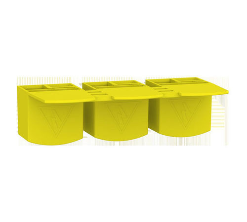 КОЛПАЧКИ ИЗОЛИРУЮЩИЕ НА КОНТАКТЫ ГРЕБ ШИНОК 1П+Н, 12шт