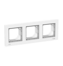 Рамка 3 поста IP44 Systeme Electric ATLASDESIGN, белый