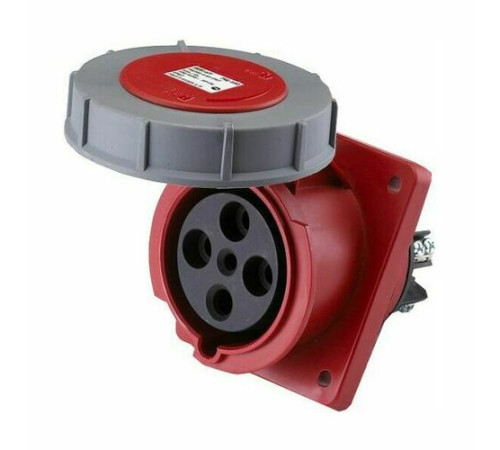 Розетка для скрытой проводки 435 3Р+РЕ+N 63А 380В I