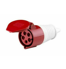 Розетка переносная 215 3Р+РЕ+N 16А 380В IP44 РП-102 DEKra