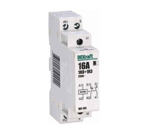 Модульный контактор DEKraft МК-103 1НО+1НЗ 25А 230В AC, 18065DEK