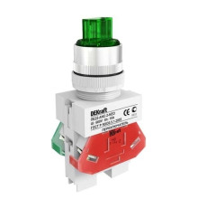 Перекл. 2 фикс. пол. I-O ст. руч 1НО+1НЗ ANC-2 22 мм З