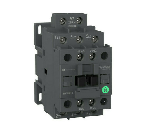 Контактор Systeme Electric SystemePact M 3P 9А 220В AC 4кВт, MC1D09M7