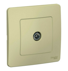 Розетка TV Systeme Electric BLANCA, оконечная, скрытый монтаж, бежевый, BLNTS000017