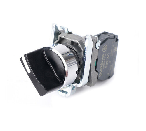 Переключатель SB4 в сборе модульный 22мм 2 позиции с возвратом 1НО