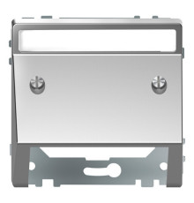 Накладка на вывод кабеля Schneider Electric MERTEN D-LIFE, нержавеющая сталь