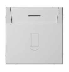 Выключатель карточный Systeme Electric ARTGALLERY, скрытый монтаж, быстрозажимные клеммы, алюминий