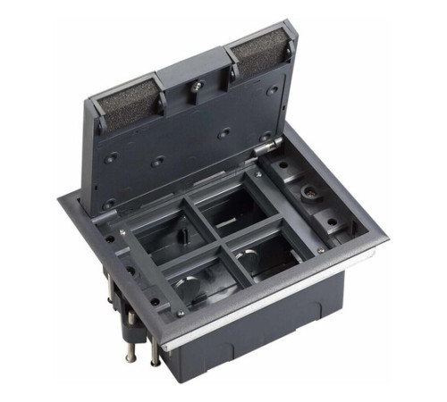 Systeme Elecrtic MultiDesk Люк на 8 модулей IP40 для фальшпола с монтажной коробкой, тип MDK10