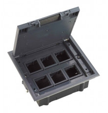 Systeme Elecrtic MultiDesk Люк на 12 модулей IP40 для фальшпола с монтажной коробкой, тип MDK10