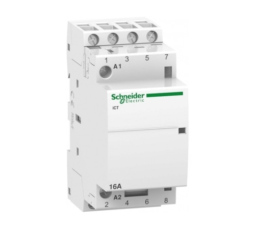 Модульный контактор Schneider Electric iCT 4P 16А 400/240В AC