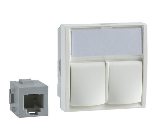 Розетка телефонная 2xRJ12 Schneider Electric ALTIRA, белый