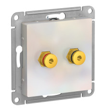 Аудио-розетка Systeme Electric ATLASDESIGN, жемчуг