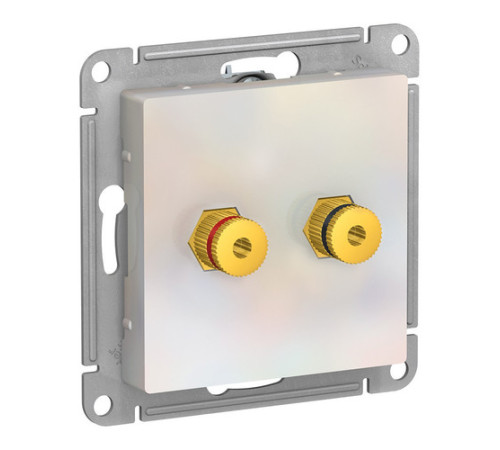 Аудио-розетка Systeme Electric ATLASDESIGN, жемчуг