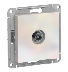 Розетка TV Systeme Electric ATLASDESIGN, оконечная, жемчуг