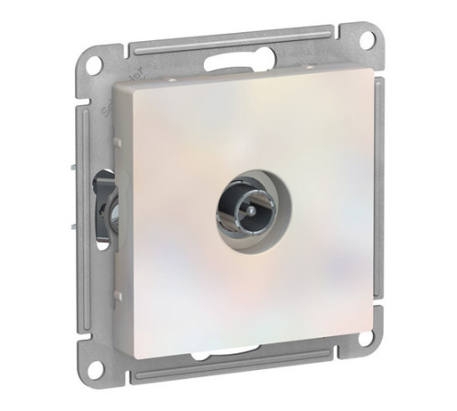 Розетка TV Systeme Electric ATLASDESIGN, оконечная, жемчуг