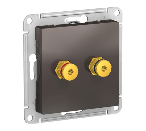 Аудио-розетка Systeme Electric ATLASDESIGN, мокко