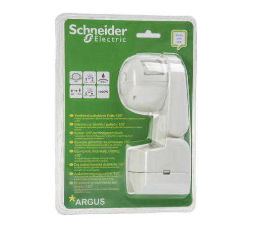 Наружный датчик движения 120° блистер