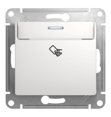 Карточный выключатель Systeme Electric GLOSSA, белый