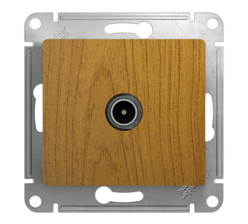 Розетка TV Systeme Electric GLOSSA, оконечная, дуб