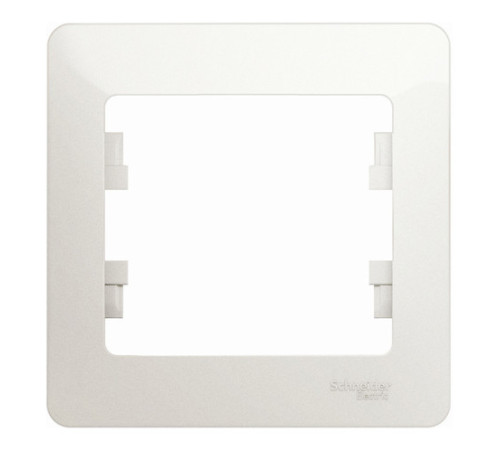 Рамка 1 пост Systeme Electric GLOSSA, перламутр