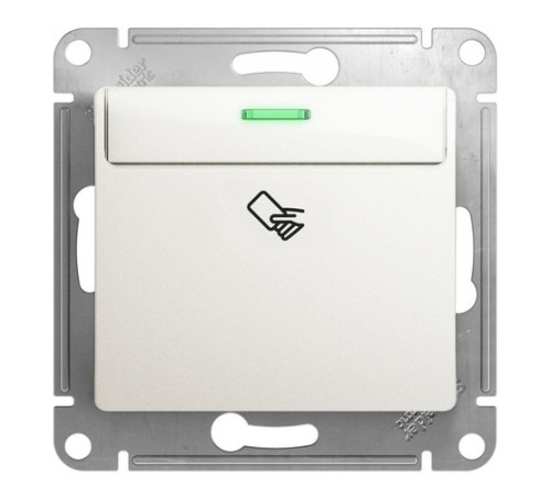 Карточный выключатель Systeme Electric GLOSSA, перламутр