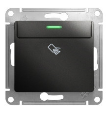 Карточный выключатель Systeme Electric GLOSSA, антрацит
