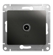 Розетка TV Systeme Electric GLOSSA, оконечная, антрацит