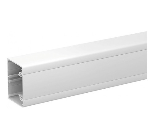 КОРОБ 75Х55ММ С КРЫШКОЙ OL45 ПВХ RAL9003