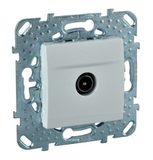 Розетка TV Schneider Electric UNICA, одиночная, белый