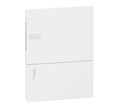 Распределительный шкаф Schneider Electric MINI PRAGMA 6 мод., IP40, встраиваемый, пластик, белая дверь, с клеммами