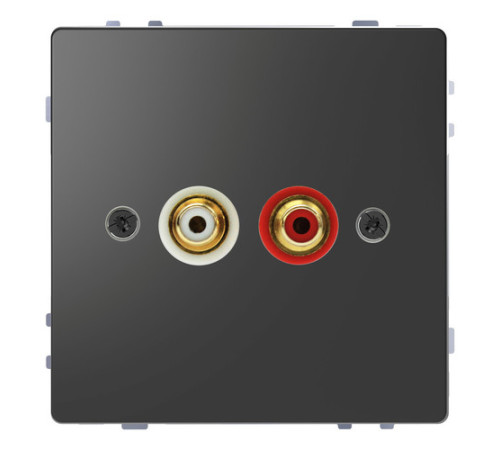 Аудио-розетка Schneider Electric MERTEN D-LIFE, антрацит