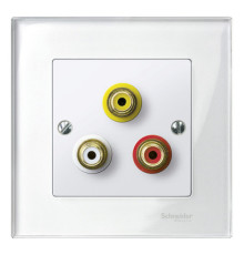 Аудио-розетка Schneider Electric MERTEN SYSTEM M, белый