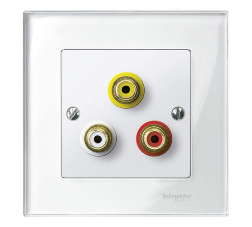 Аудио-розетка Schneider Electric MERTEN SYSTEM M, белый
