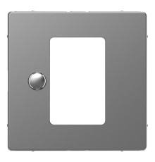 Накладка на термостат Schneider Electric MERTEN D-LIFE, нержавеющая сталь