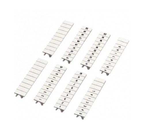 ЛЕНТА МАРКИРОВКИ ДЛЯ КЛЕММНИКОВ ШИРИНОЙ 5ММ, СИМВОЛЫ L1, L2, L3, N, PE, БЕЛ