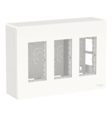UNICA SYSTEM+ БЛОК открытой установки 3х2 БЕЛЫЙ