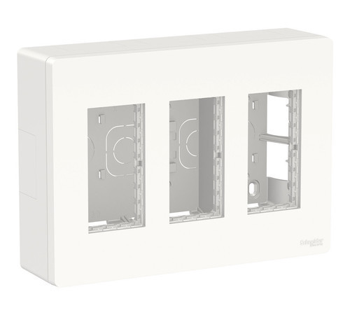 UNICA SYSTEM+ БЛОК открытой установки 3х2 БЕЛЫЙ