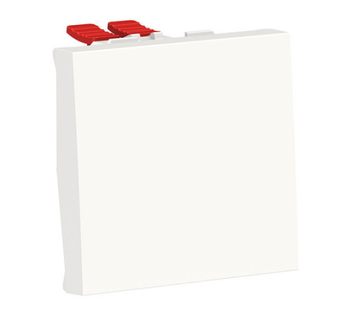 Переключатель 1-клавишный Schneider Electric UNICA MODULAR, скрытый монтаж, белый