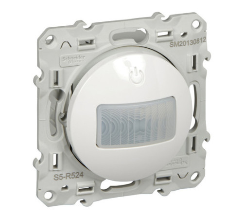 Датчик движения двухпроводный Schneider Electric ODACE, до 350 Вт, белый