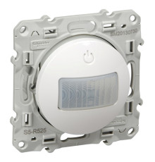 Датчик движения трехпроводный Schneider Electric ODACE, до 2300 Вт, белый