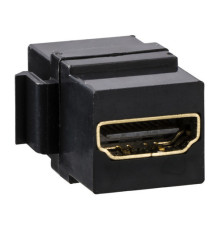 Разъем Keystone HDMI Schneider Electric Merten, черный