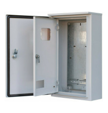 Корпус мет. учет. нав. 520х310х150, 3-ф., 2дв., 9 мод., IP54