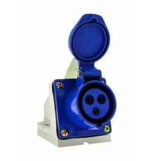 Розетка стационарная 123 2Р+РЕ 32А 220В IP44 РС-102 DEK