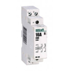 Модульный контактор DEKraft МК-103 2НО 20А 230В AC, 18057DEK
