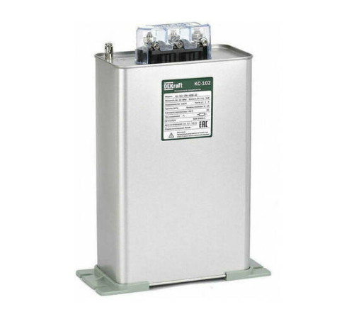 Косинусный конденсатор трехфазный 400В, 40кВАр серии КС-102 DEKraft