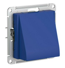 Вывод кабеля Systeme Electric ATLASDESIGN, скрытый монтаж, аквамарин, ATN001199