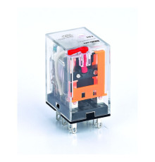 Промежуточное реле 2 конт. с LED инд. и TEST функ. 5А 24В AC ПР-102