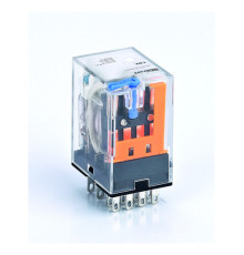 Промежуточное реле 4 конт. с LED инд. и TEST функ. 3А 24В DC ПР-102