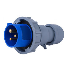 Вилка перен. 2Р+РЕ 32А 220В IP67 ВП-103