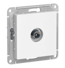 Розетка TV Systeme Electric ATLASDESIGN, оконечная, белый